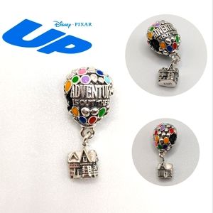 Disney Pixar Up Adventure House Balloon Charm Sterling Silver S925